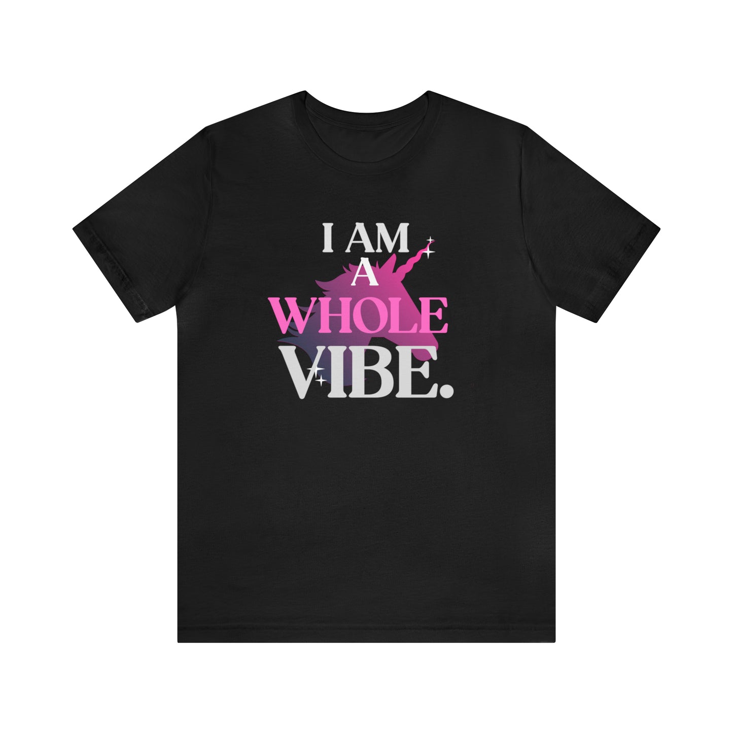 WHOLEVIBE - 'I AM' COLLECTION Unicorn T-Shirt - 100% Airlume Cotton - Retail Fit - Shop Blue Orchid Boutique