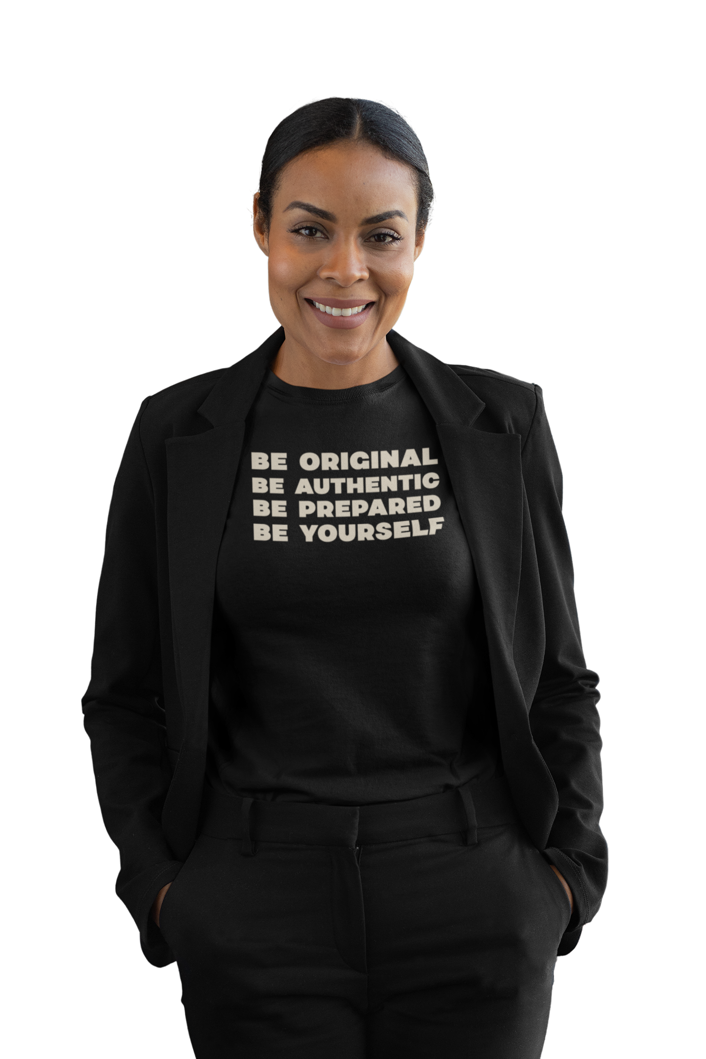 Girl Just 'BE' T-Shirt - Soft 100% Airlume Combed Cotton, Light Fabric, Retail Fit, Tear-Away Label, True to Size - Shop Blue Orchid Boutique