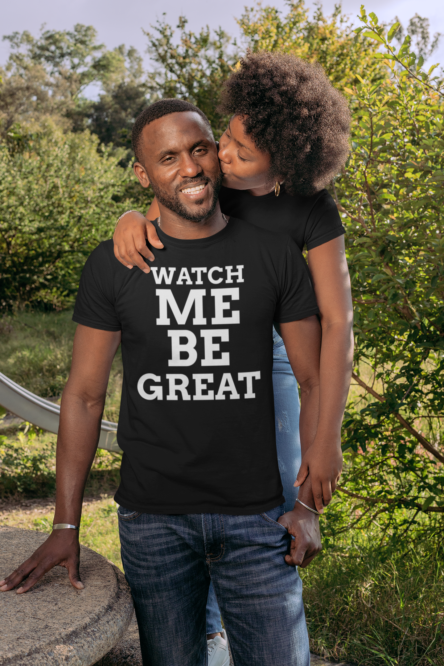Watch Me Be Great T-shirt - 100% Airlume Cotton - Retail Fit - Shop Blue Orchid Boutique